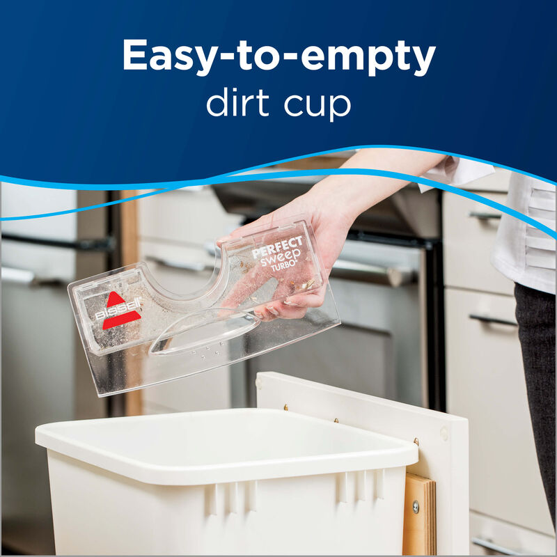 Perfect Sweep Turbo Cordless Sweeper Easy Empty